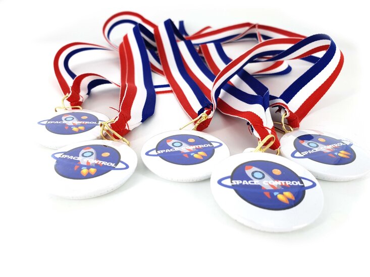 Medaille ruimtefeestje